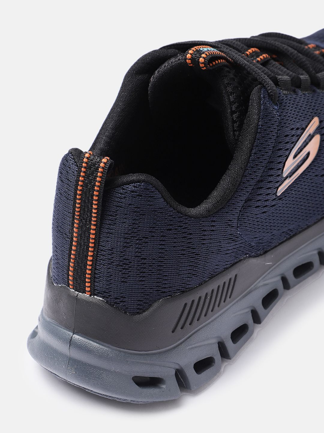 Buy Skechers Men Navy Blue GLIDE-STEP - FASTEN UP Sneakers