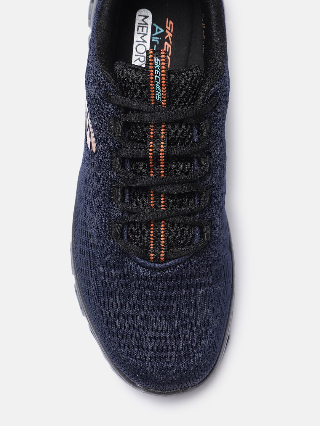 Buy Skechers Men Navy Blue GLIDE-STEP - FASTEN UP Sneakers