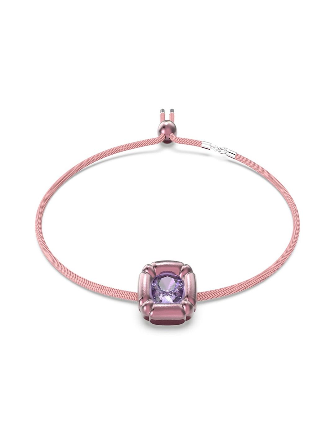 SWAROVSKI Pink Crystals Studded Choker Necklace Price in India