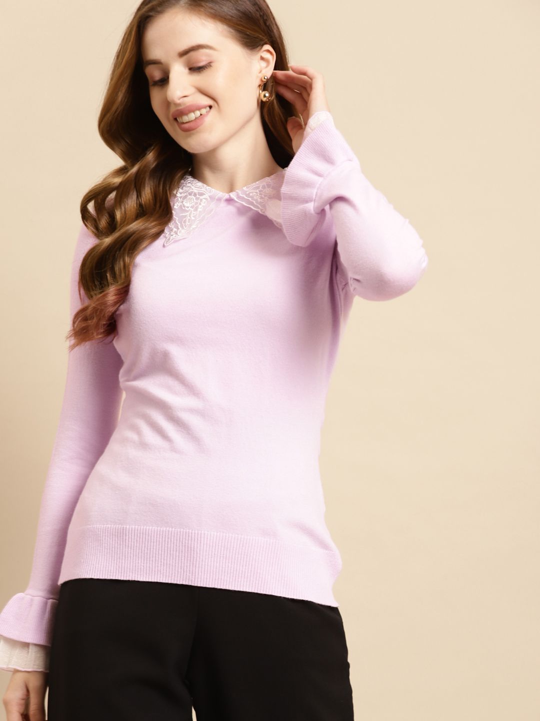 COVER STORY Women Pink Pullover Price in India