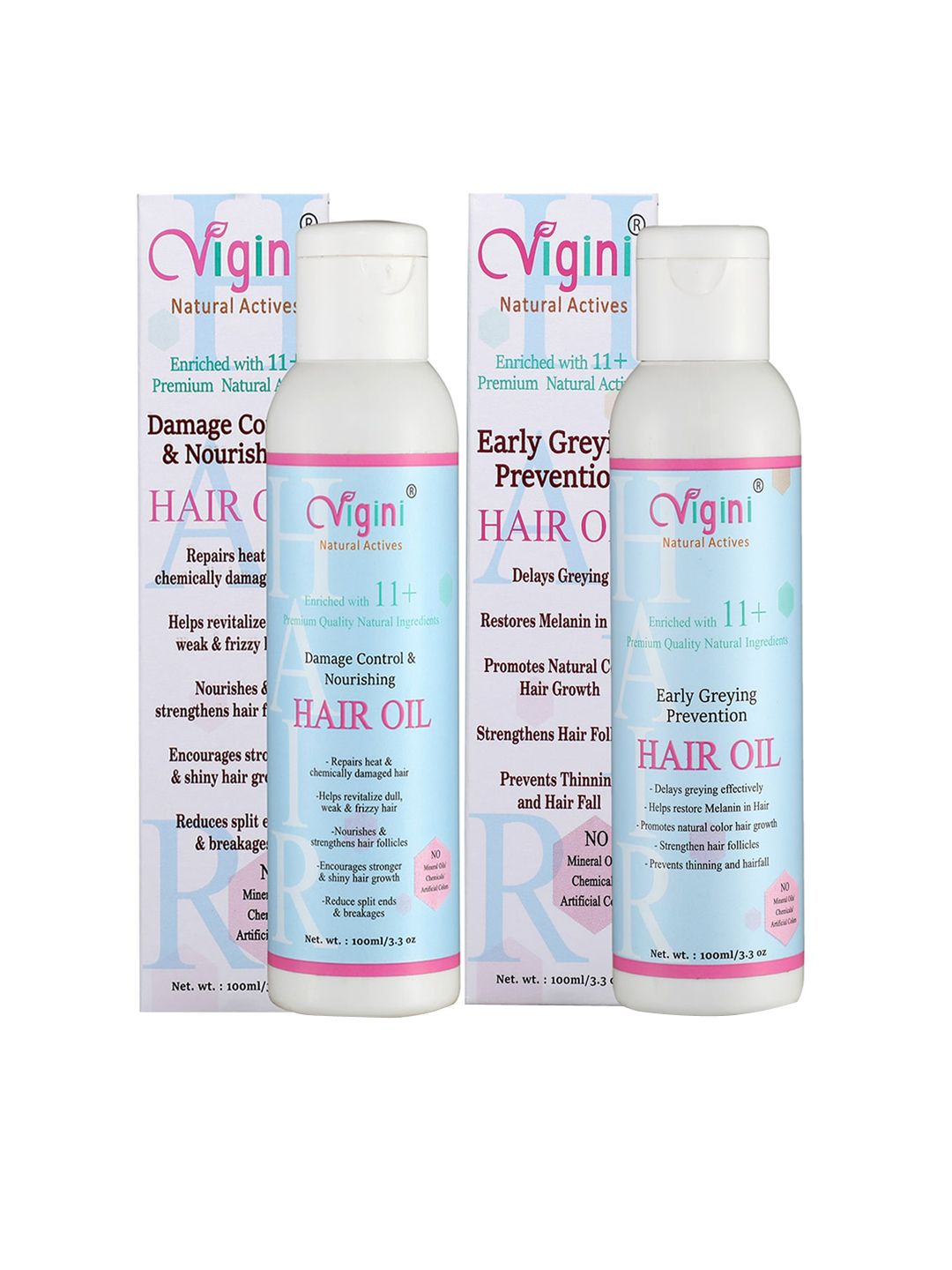 Vigini Heat Protection, Early Greying Prevention & Nourishing Hair Care Tonic 200ml Price in India