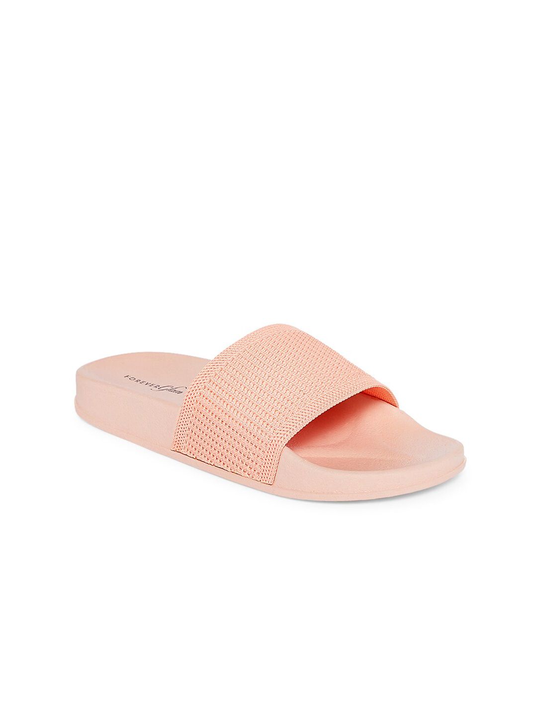 Forever Glam by Pantaloons Women Coral Woven Designed Sliders Price in India