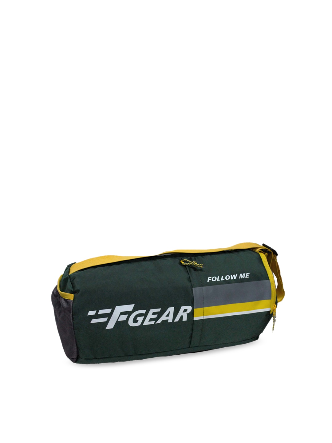 F Gear Unisex Green & Yellow Printed Duffle Bag Price in India