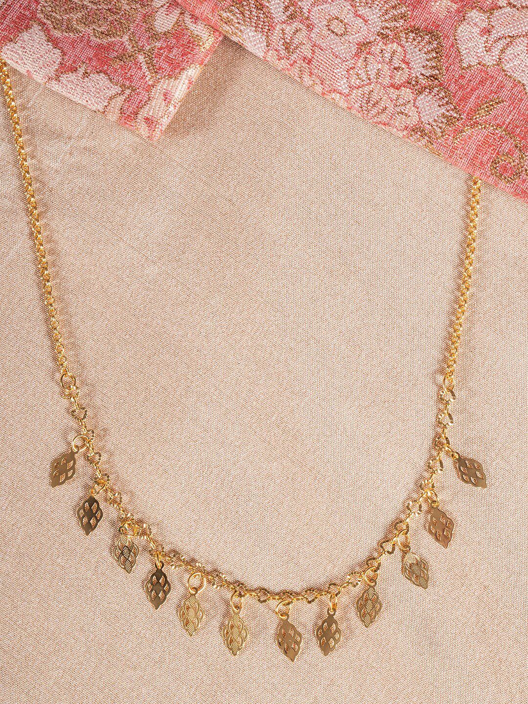 Shoshaa Gold-Toned & Plated Statement Necklace Price in India