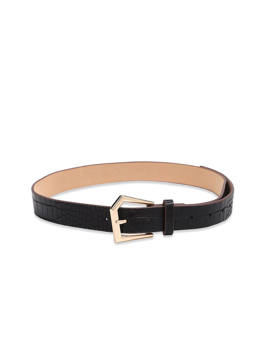 20Dresses Women Black Textured Casual Belt Price in India