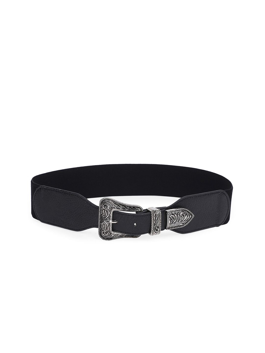 20Dresses Women Black Textured Belt Price in India