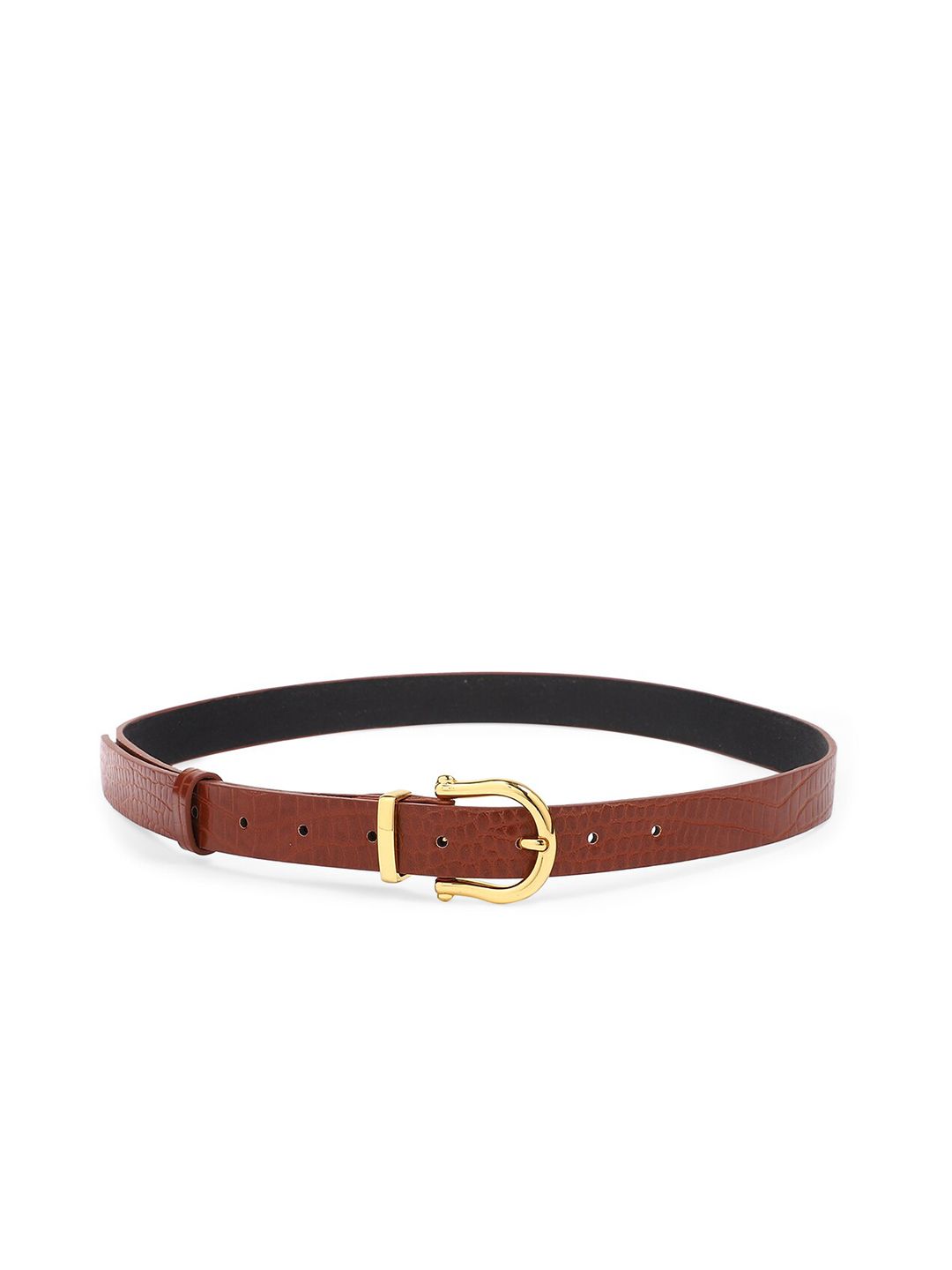 20Dresses Women Brown Textured Belt Price in India