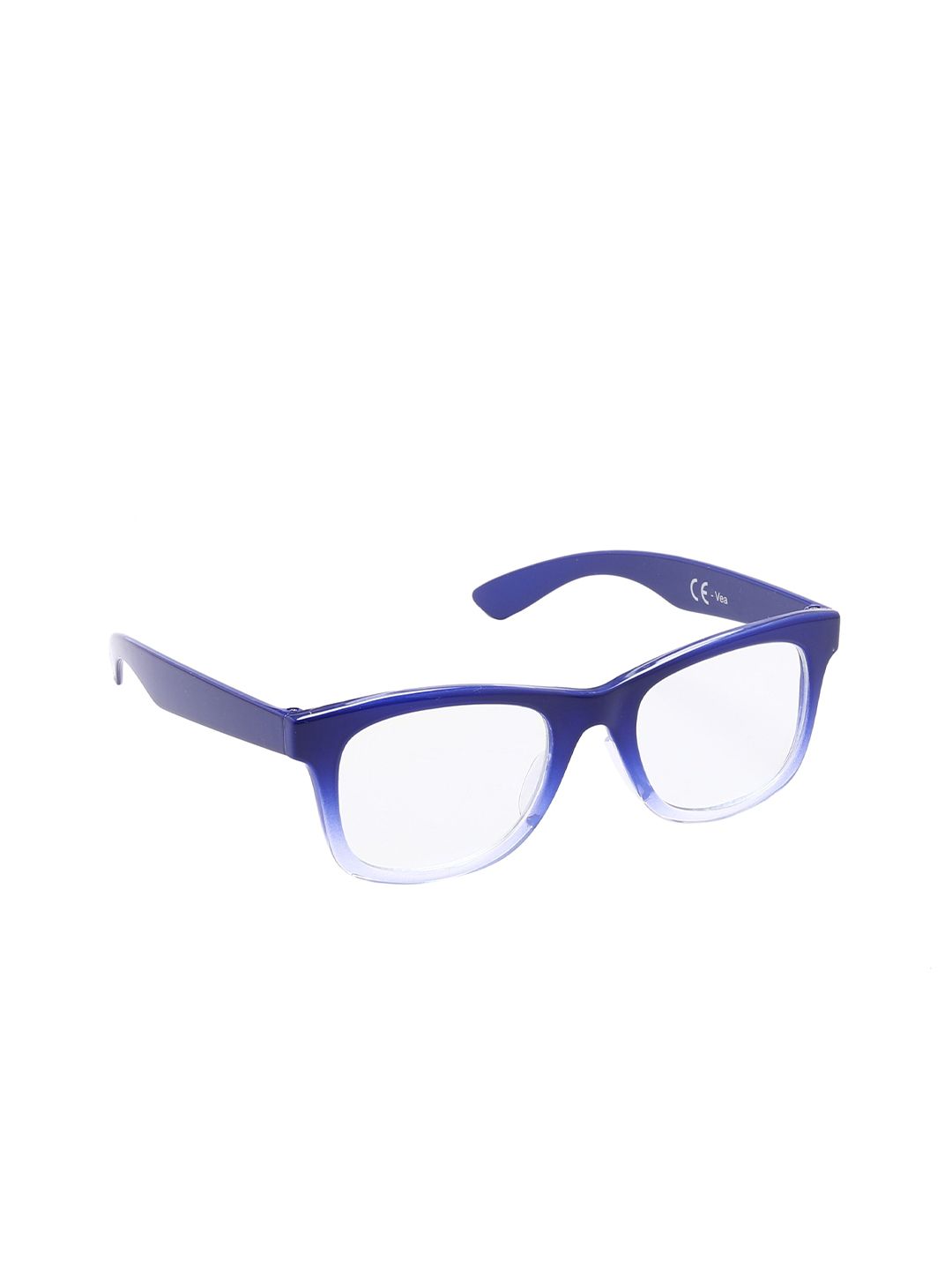 VEA Unisex Kids Clear Lens & Blue Square Sunglasses with UV Protected Lens VAB1007