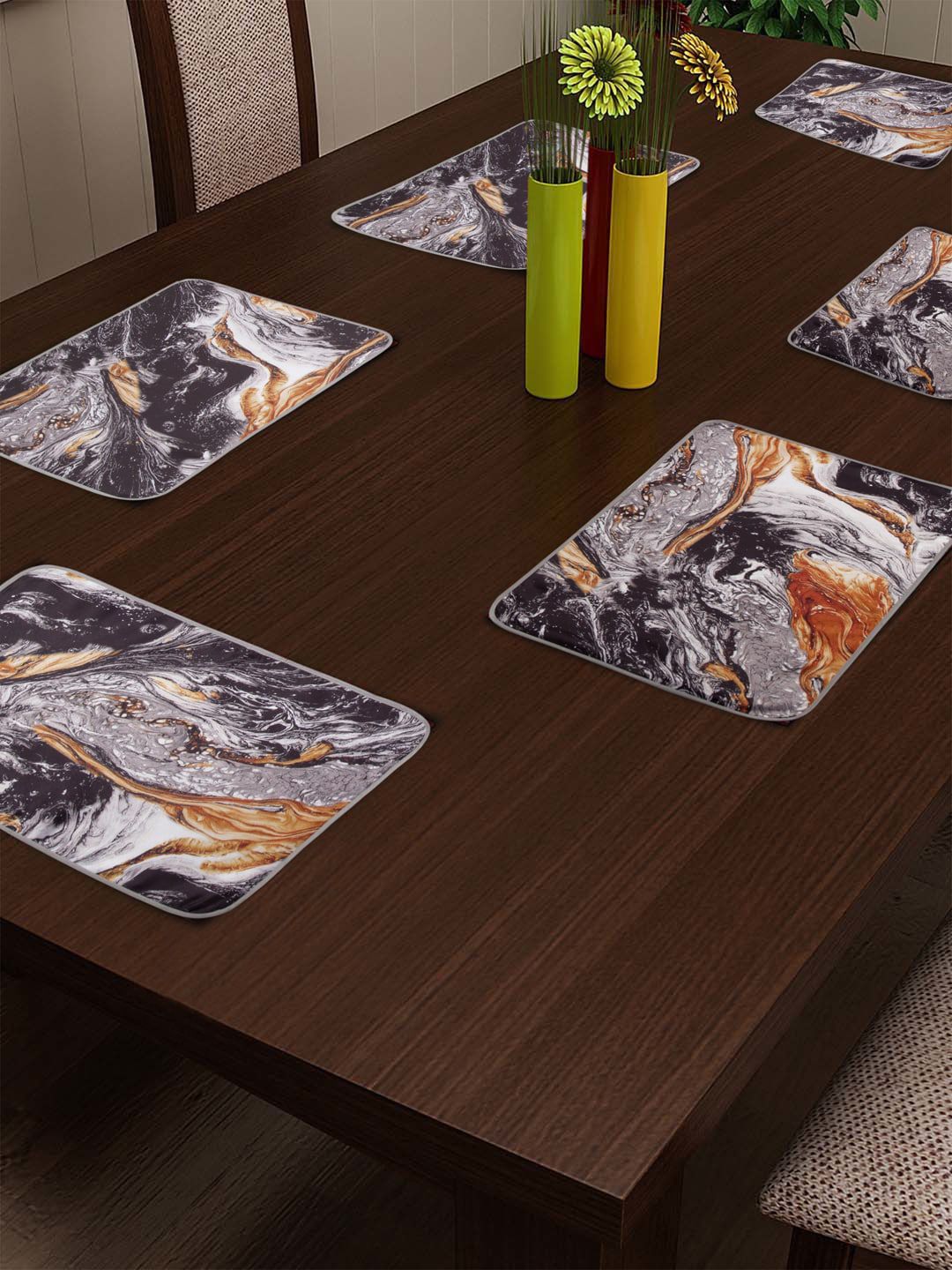 DECOREALM Set of 6 Table Mat set Price in India