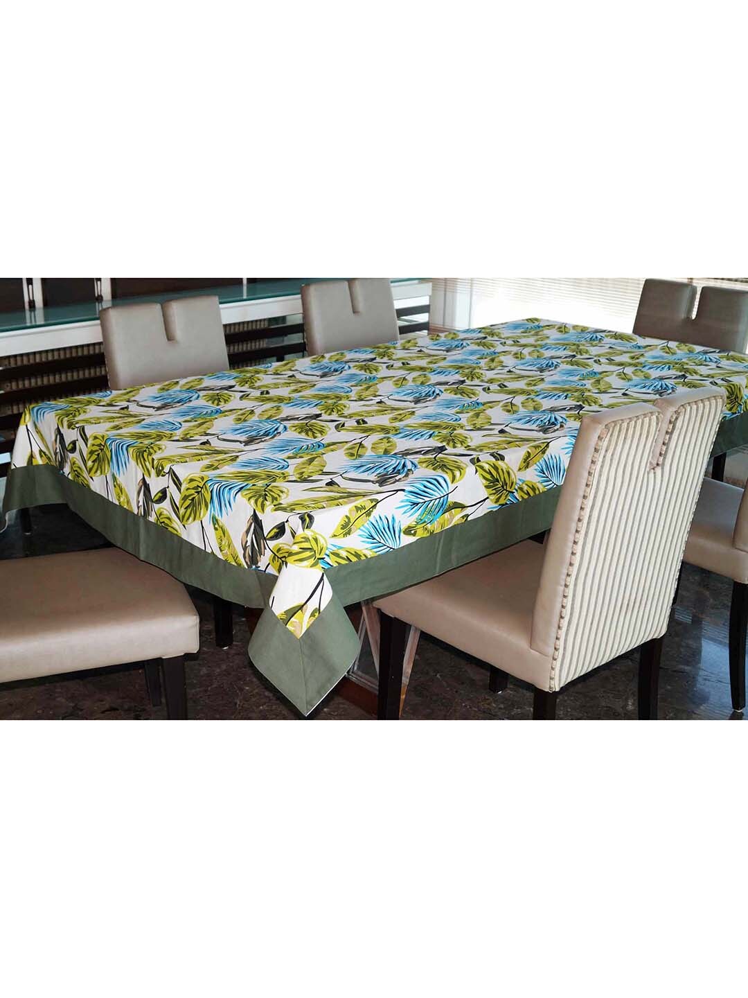 Lushomes Multi 8 Seater Forest Printed Table Cloth ( Size : 60"X108", Pack Of 1) Price in India