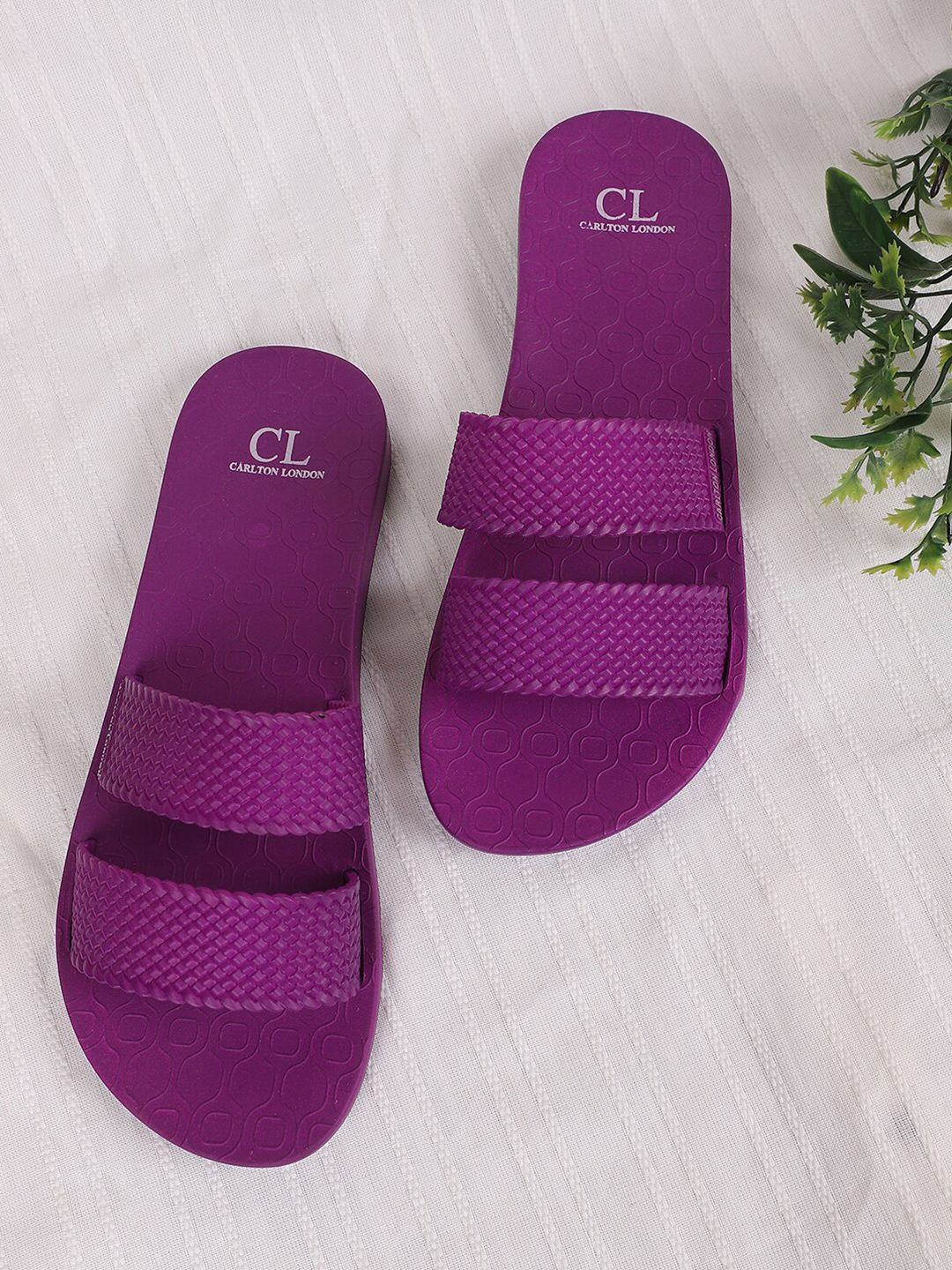 Carlton London Women Purple Slip-On Price in India