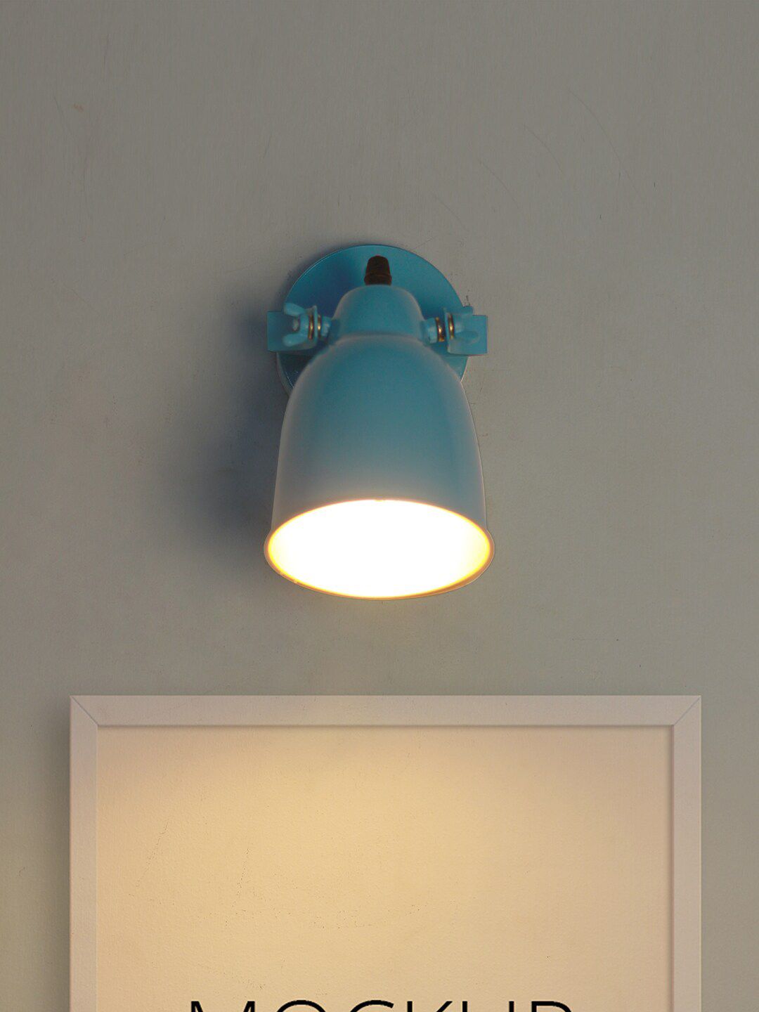 Fos Lighting Blue Wall Spot Lamp Price in India