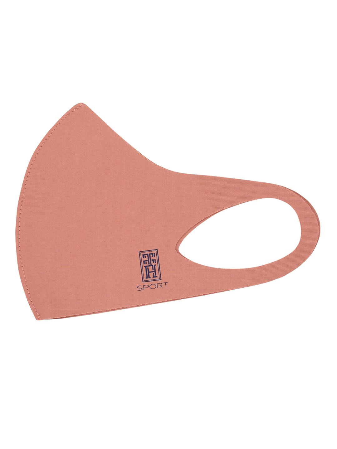 The Tie Hub Unisex Pink Solid 1-Ply Reusable Neo Sports Cloth Mask Price in India