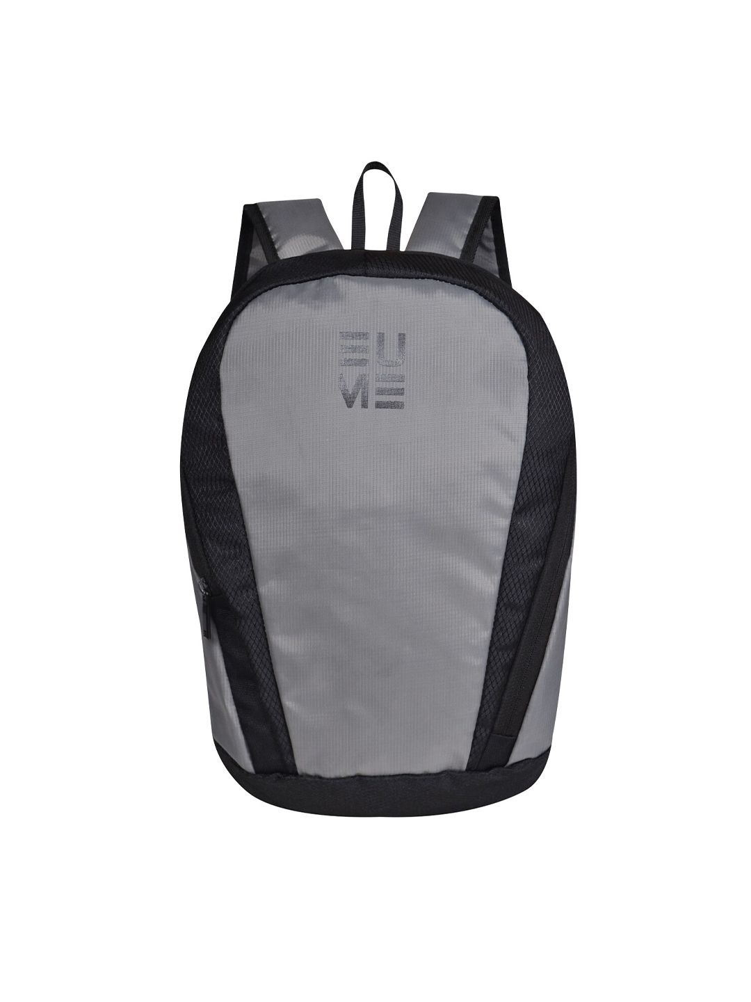 EUME Unisex Grey & Black Backpack Price in India