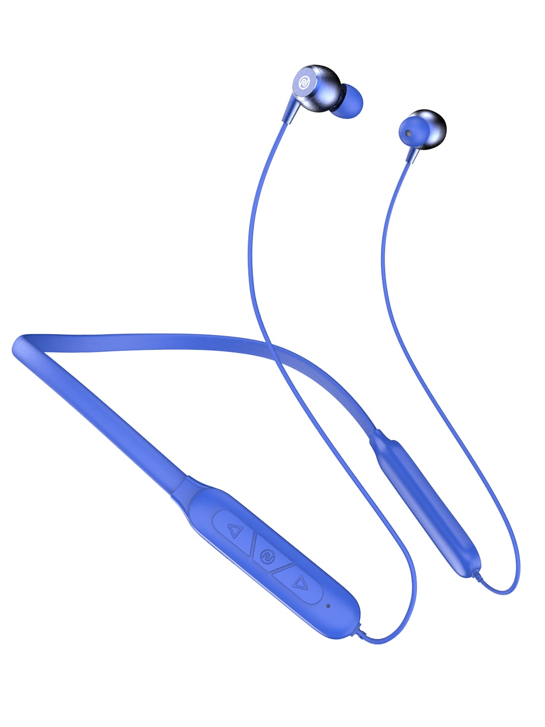 NOISE Nerve Bluetooth Wireless Neckband Earphones with Mic - Stone Blue Price in India