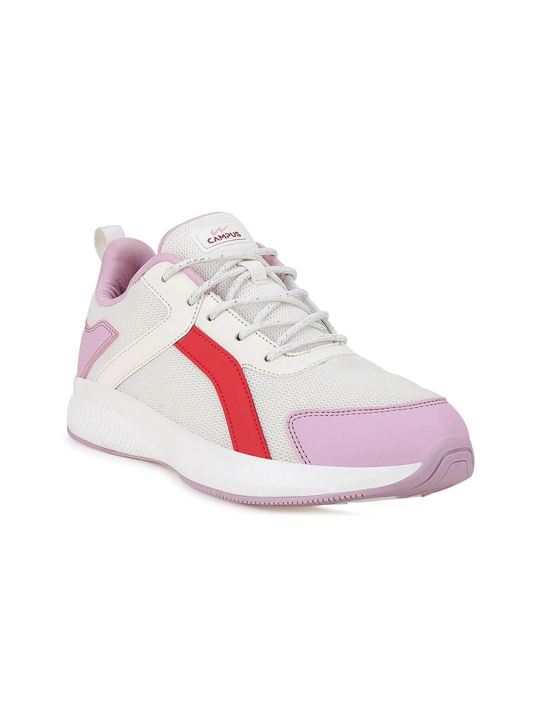 Campus Women White Mesh Running Shoes Price in India