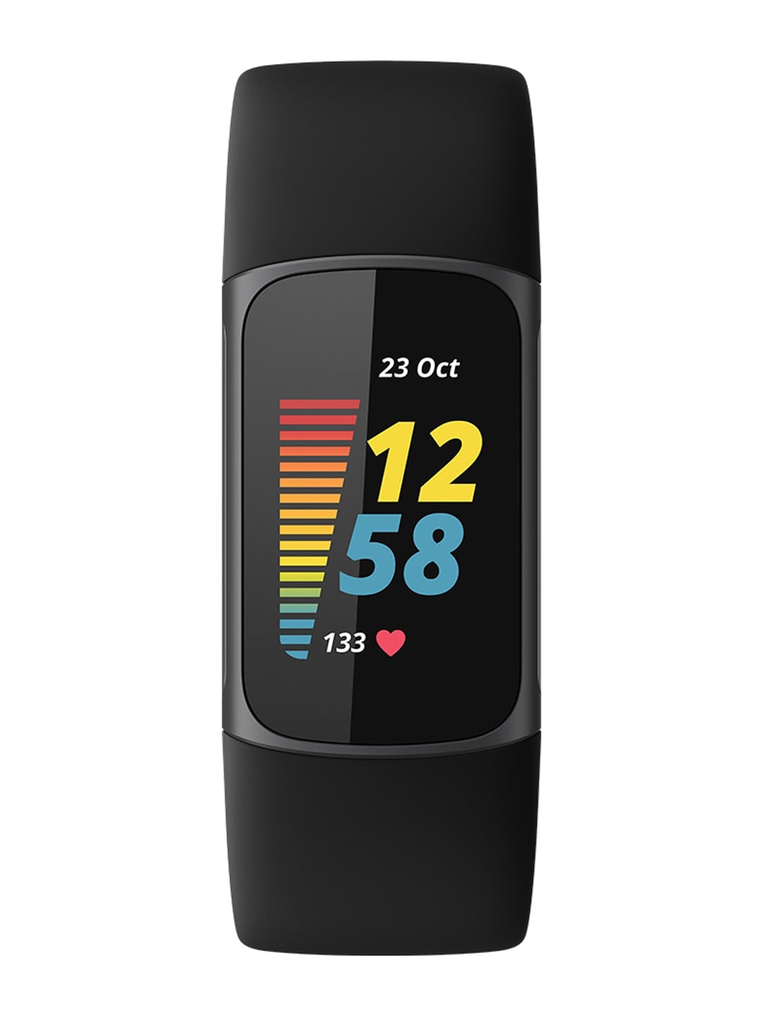 Fitbit Unisex Black Solid Fitness Band Price in India