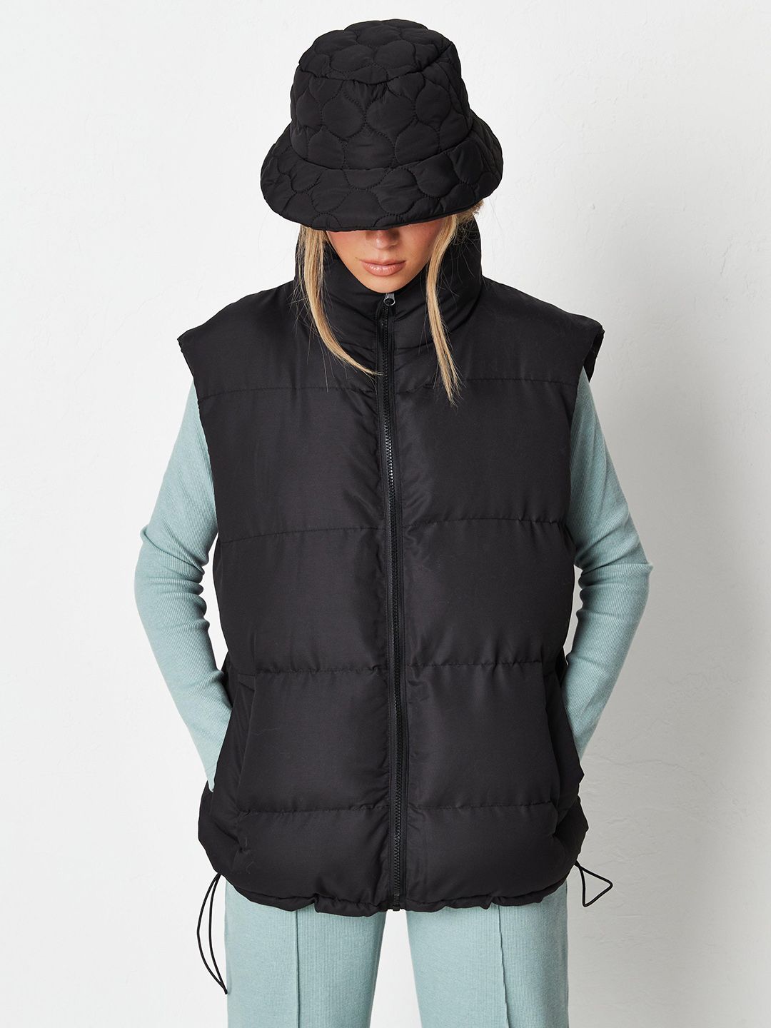 Missguided Women Black Solid Padded Jacket Price in India