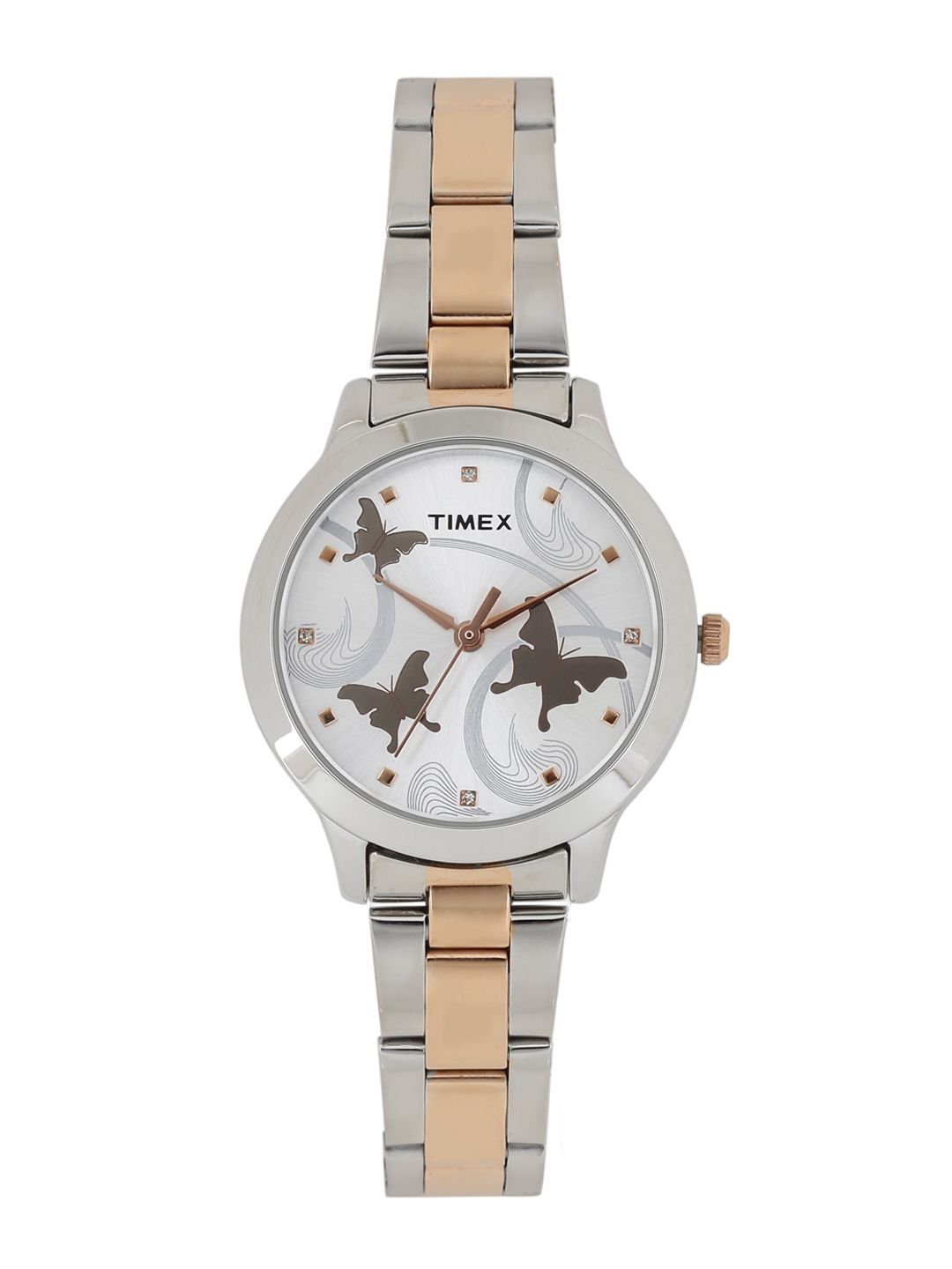 Timex Women Silver-Toned Analogue Watch - TW000T607 Price in India