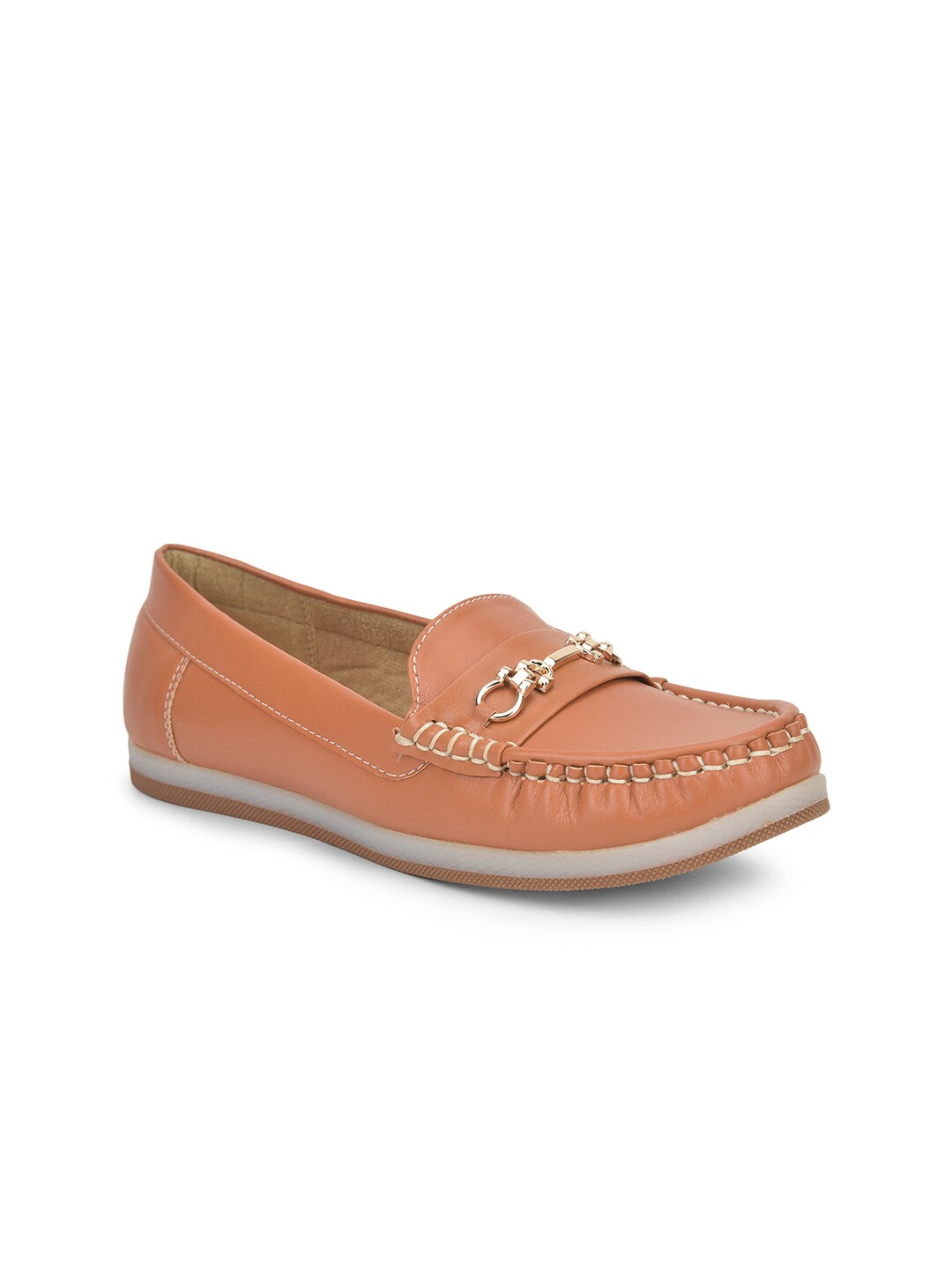 SALARIO Women Brown PU Loafers Price in India