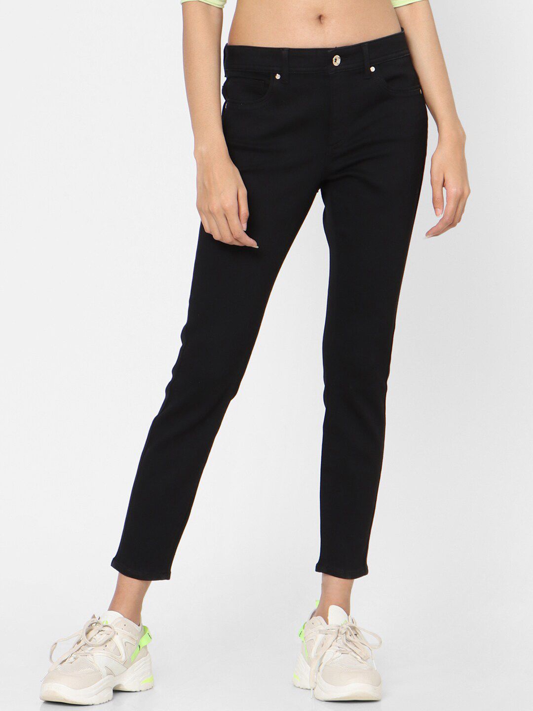 ONLY Women Black Jeans Price in India