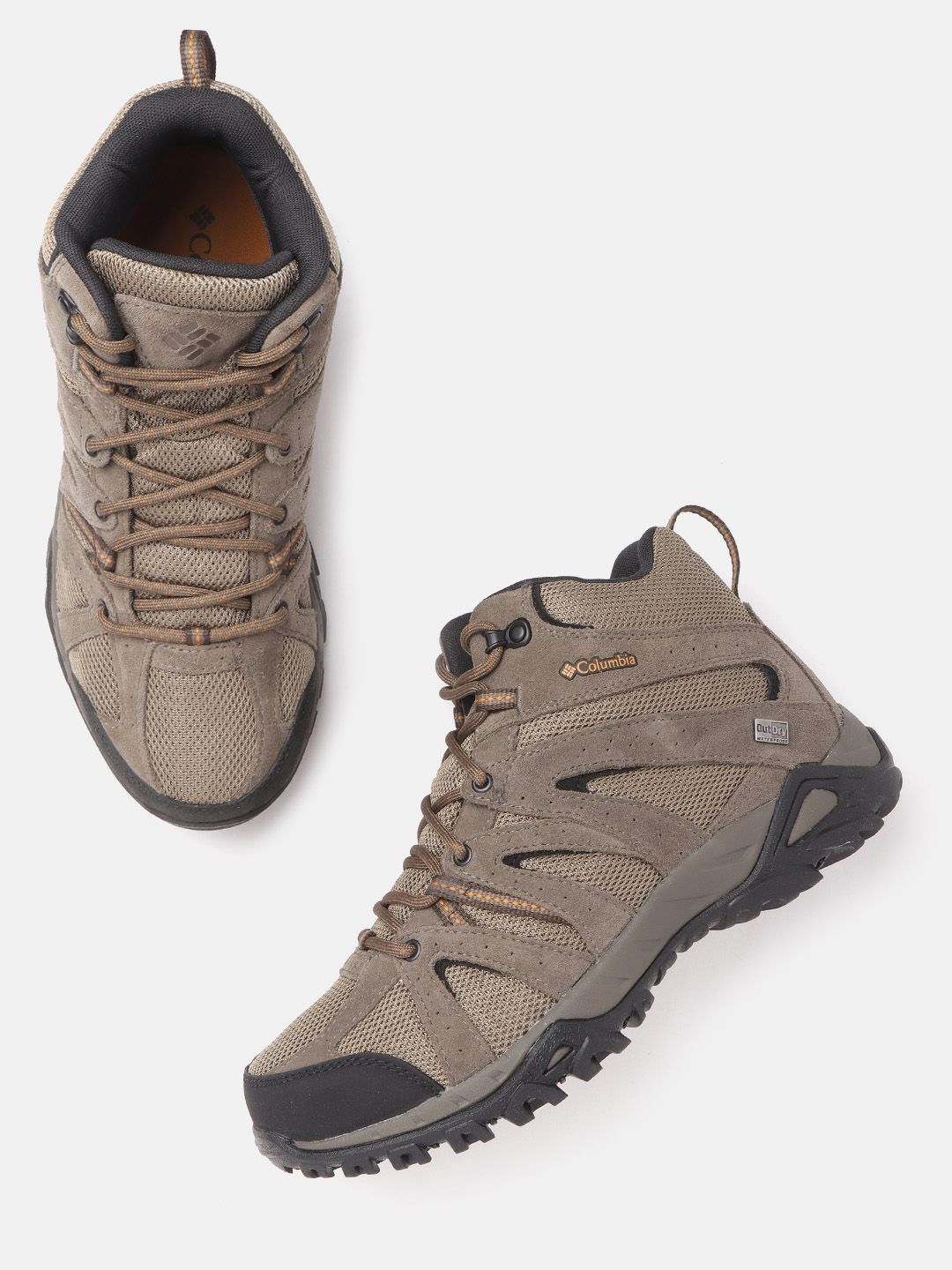 Columbia Men\'s Brown Grand Canyon Mid Outdry Waterproof Hiking Boots Size 10.5 Columbia Men main image 3