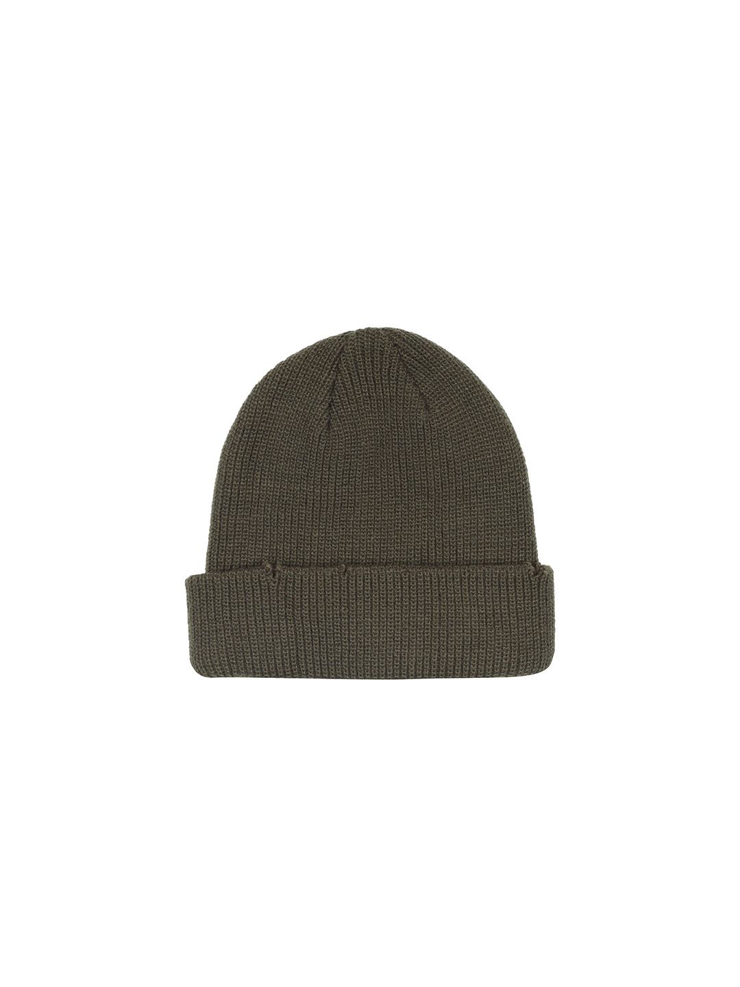 FabSeasons Unisex Olive Green Acrylic Beanie Price in India