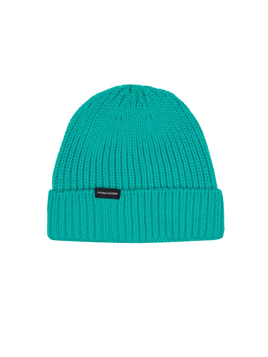FabSeasons Unisex Turquoise Blue Acrylic Beanie Price in India