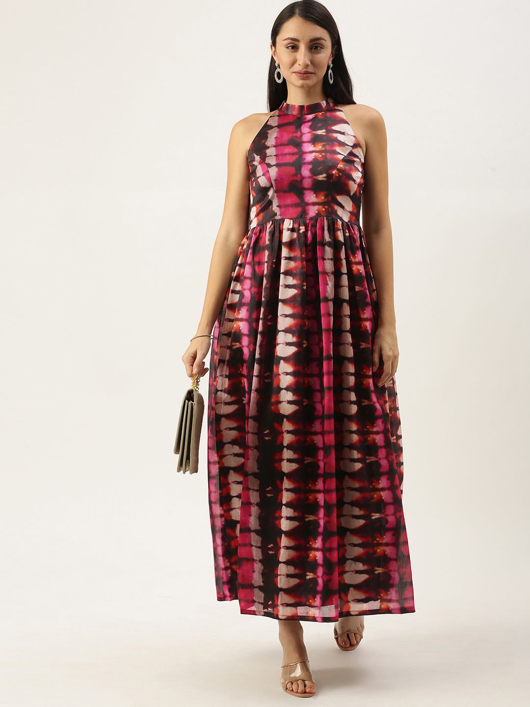 EthnoVogue Multicoloured Made To Measure  Maxi Dress Price in India