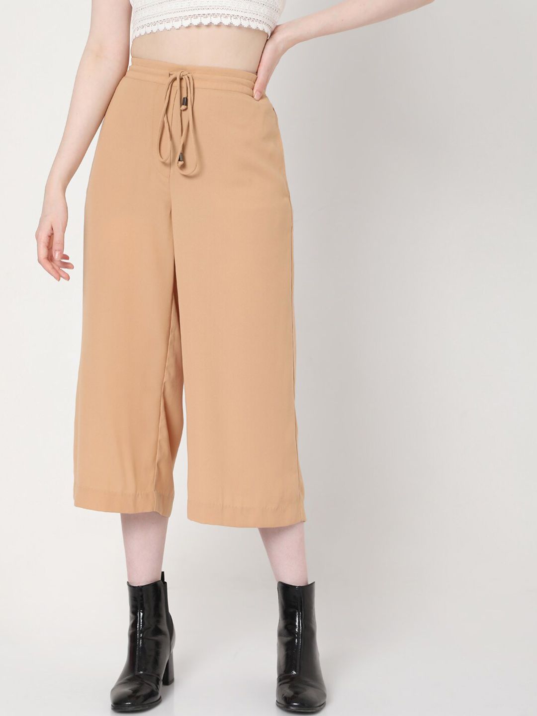 Vero Moda Women Brown Culottes Trousers Price in India