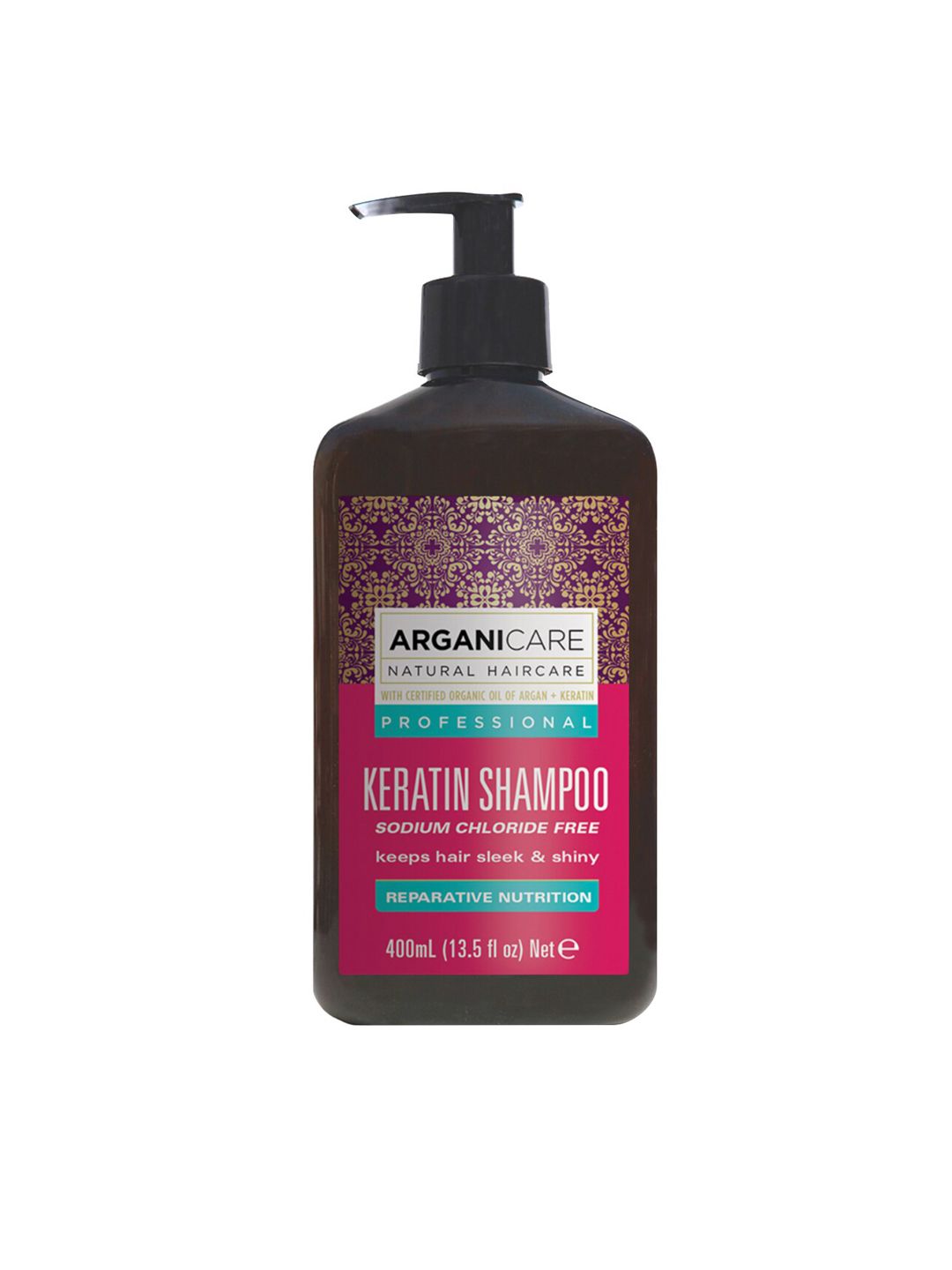 ARGANICARE Organic Argan oil & Keratin Shampoo - 400ml Price in India