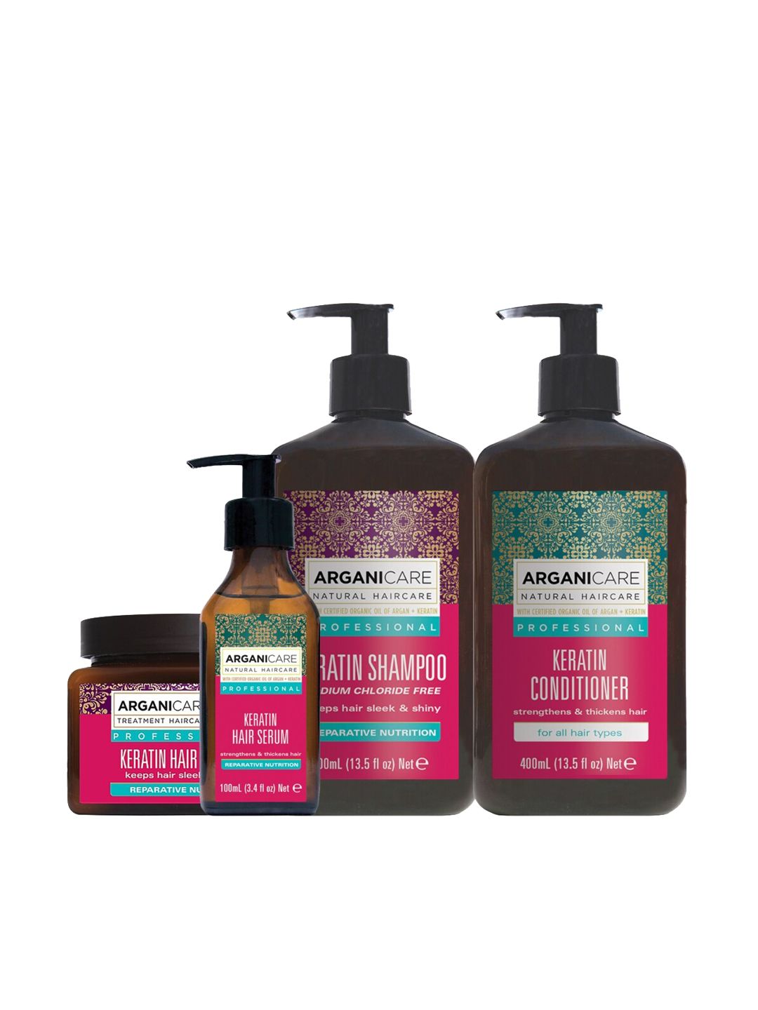 ARGANICARE Color Care Luxury Wellness Set of Shampoo, Conditioner, Serum & Masque Price in India