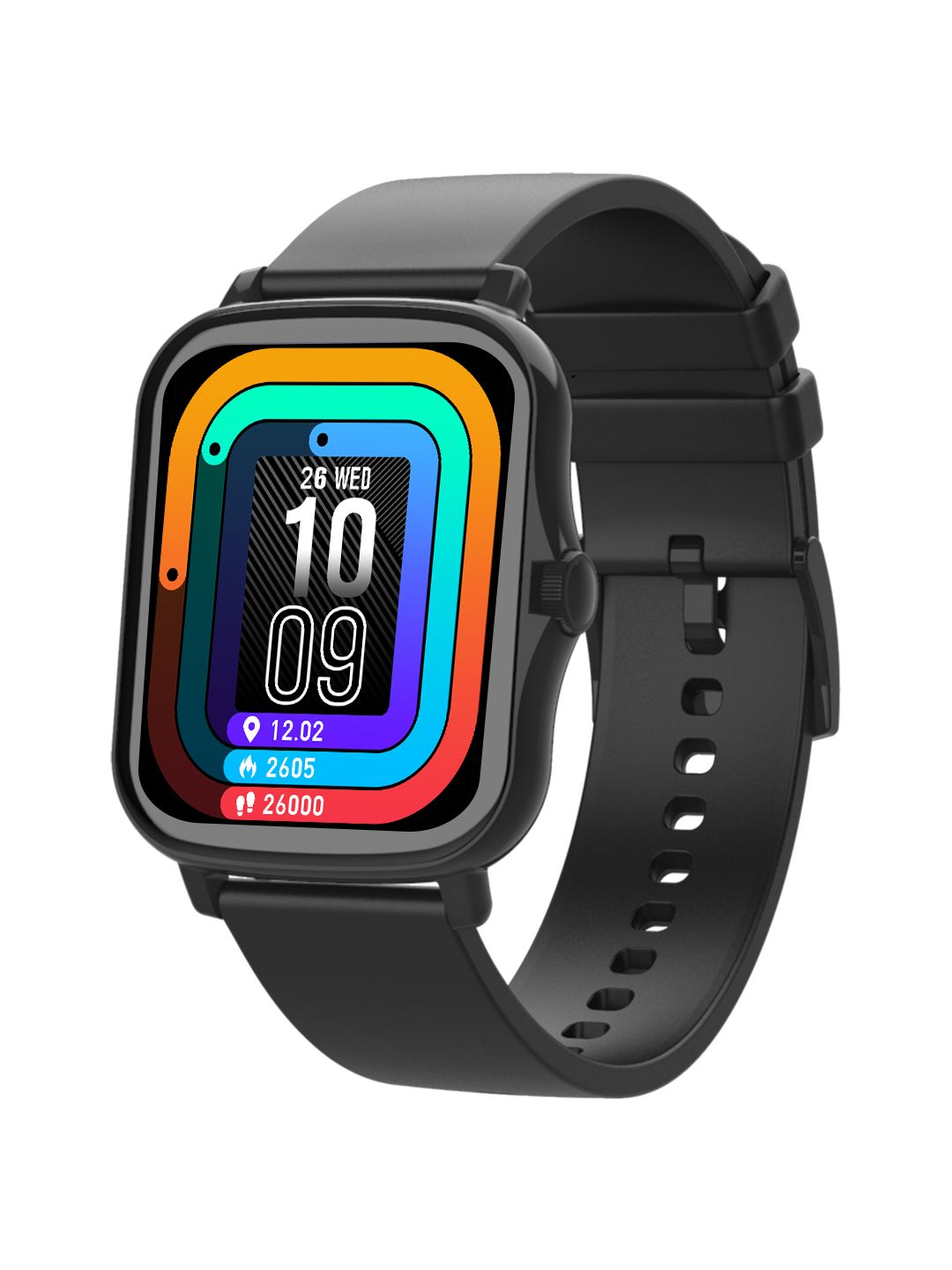Fire-Boltt Beast Industry Largest Display 1.69" Smartwatch - Black 02BSWAAY Price in India