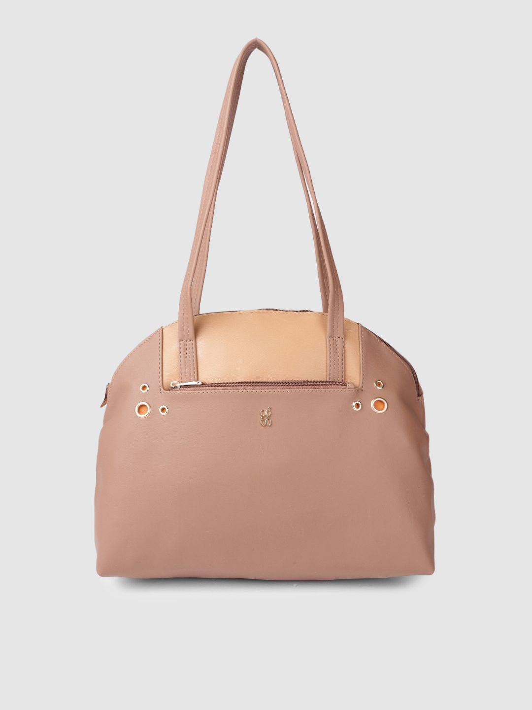 Baggit Beige Solid Shoulder Bag Price in India