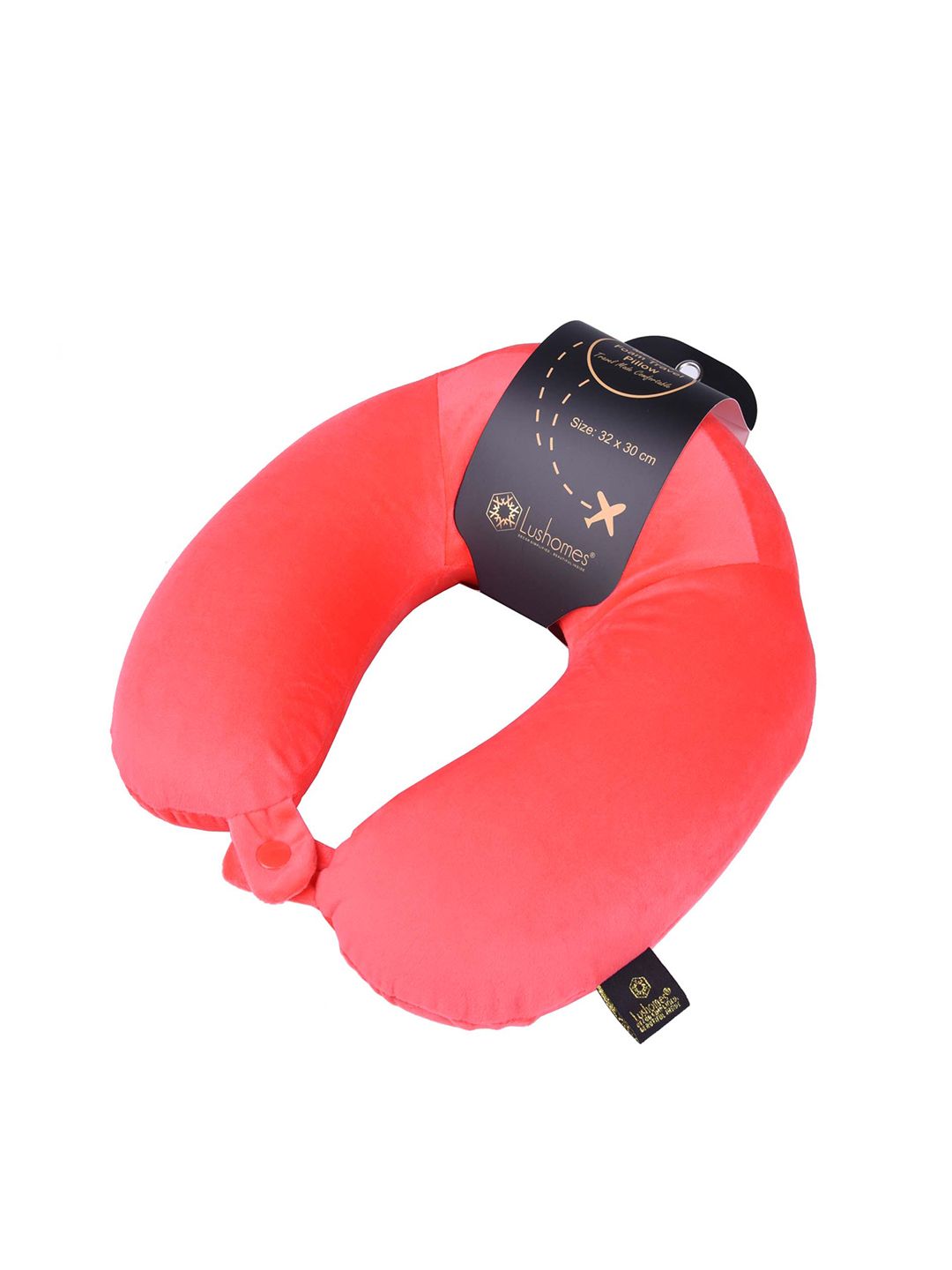 Lushomes Red Travel Neck Pillow Price in India