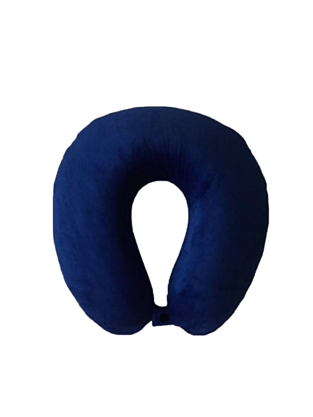 Lushomes Navy Blue Travel Neck Pillow for Neck Support Price in India
