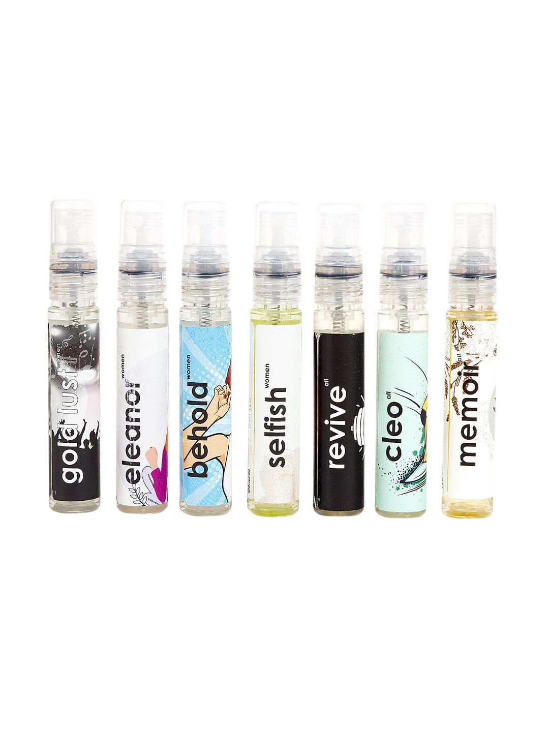 Adiveda Natural Women Perfume Tester Set of 7 - 12ml Each Price in India