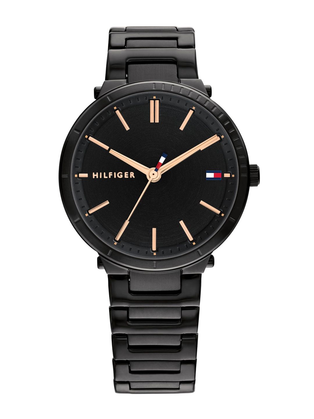 Tommy Hilfiger Women Black Stainless Steel Bracelet Style Straps Analogue Watch TH1782409W Price in India