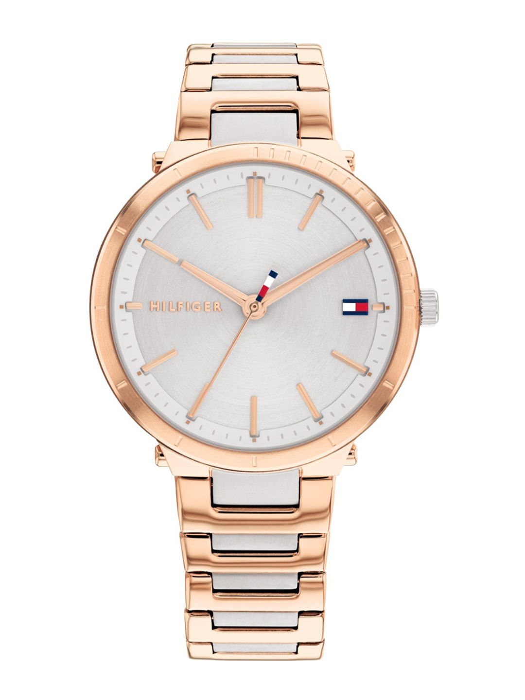 Tommy Hilfiger Women Silver-Toned Dial Bracelet Style Straps Analogue Watch Price in India