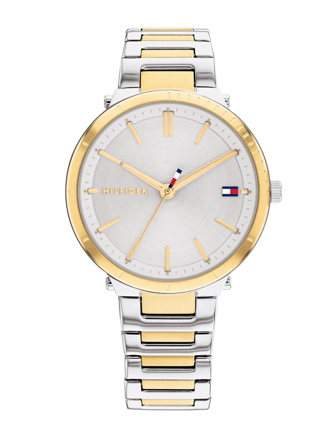 Tommy Hilfiger Women White Dial & Silver Toned Straps Analogue Watch TH1782408W Price in India