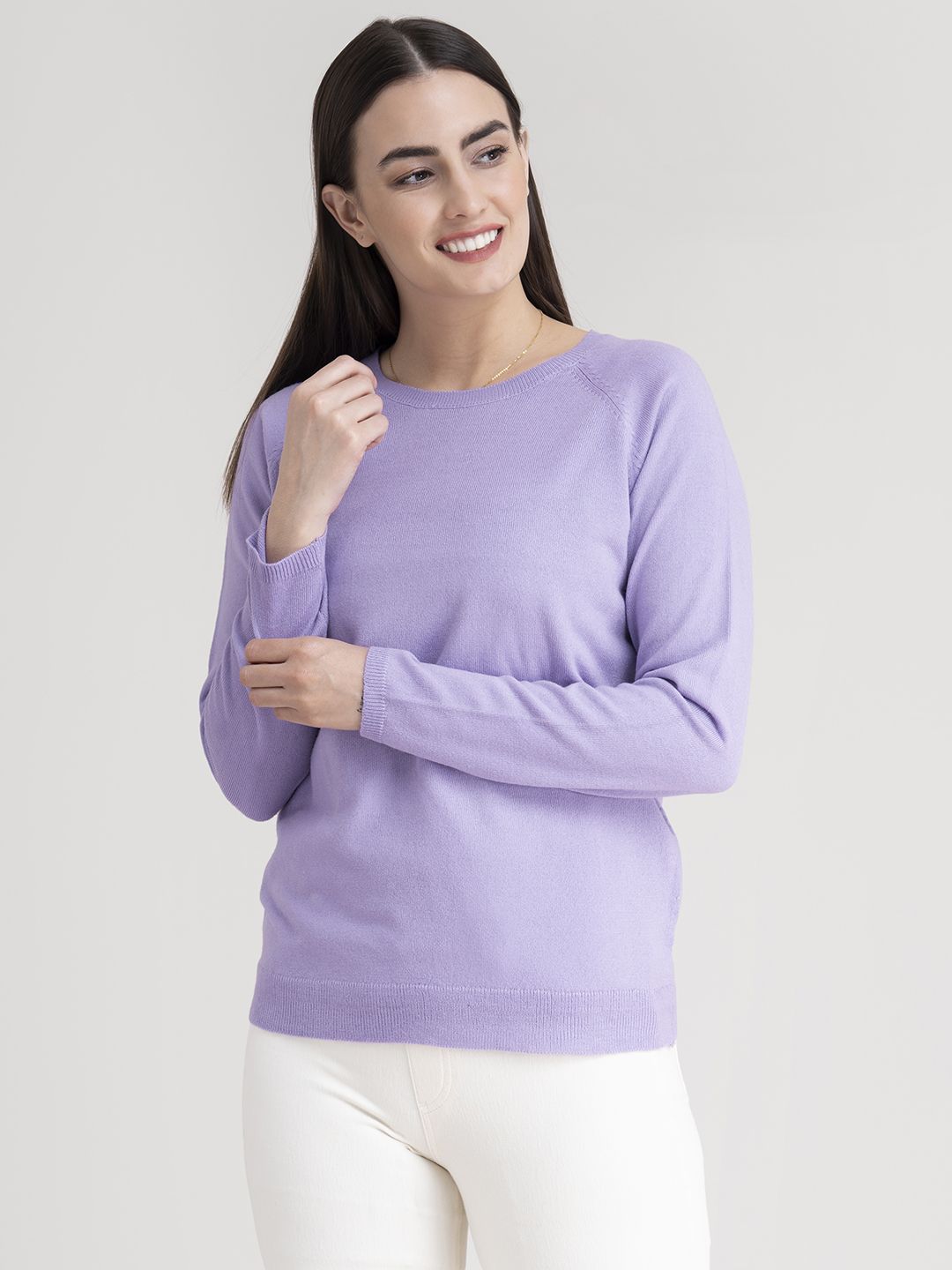FableStreet Women Purple Pullover Price in India