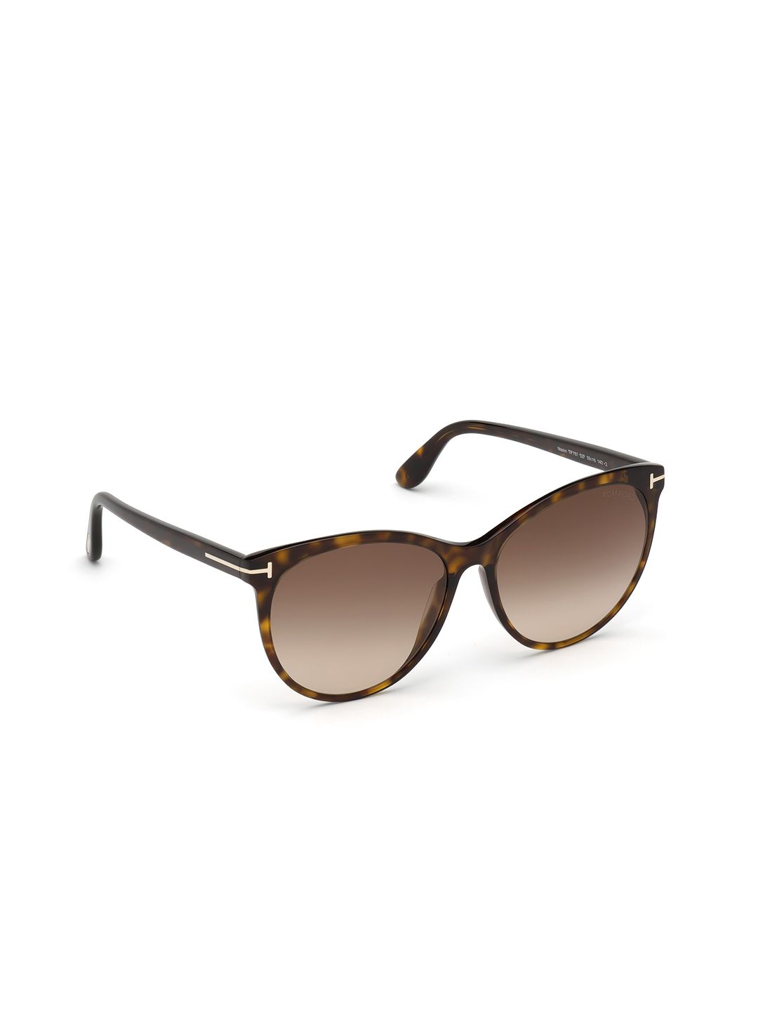 Tom Ford Women Brown Lens & Brown Round Sunglasses with UV Protected Lens FT0787 59 52F Price in India