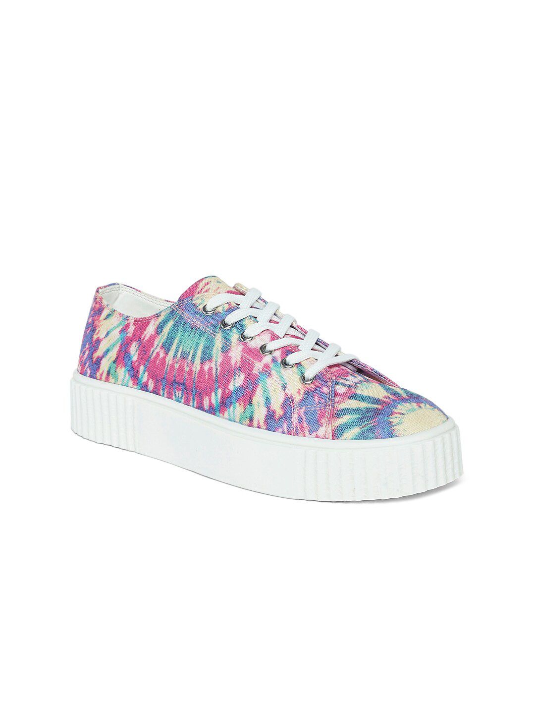 People Women Multicoloured Printed Sneakers Price in India