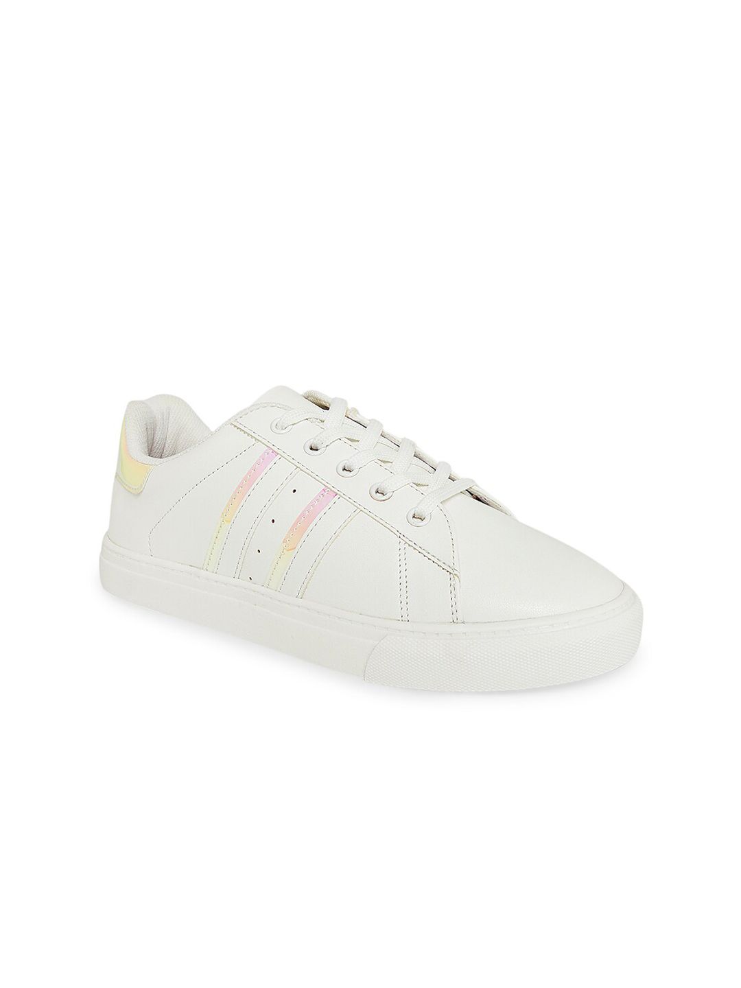 Forever Glam by Pantaloons Women White Sneakers Price in India
