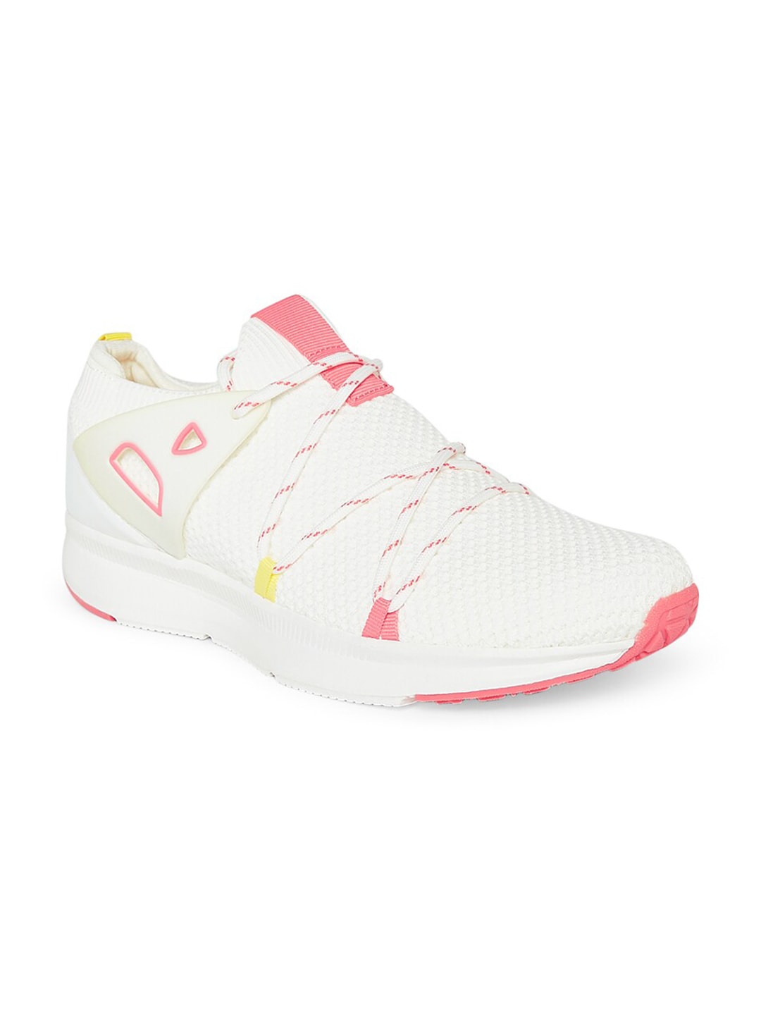 Forever Glam by Pantaloons Women White Textile Running Non-Marking Shoes Price in India
