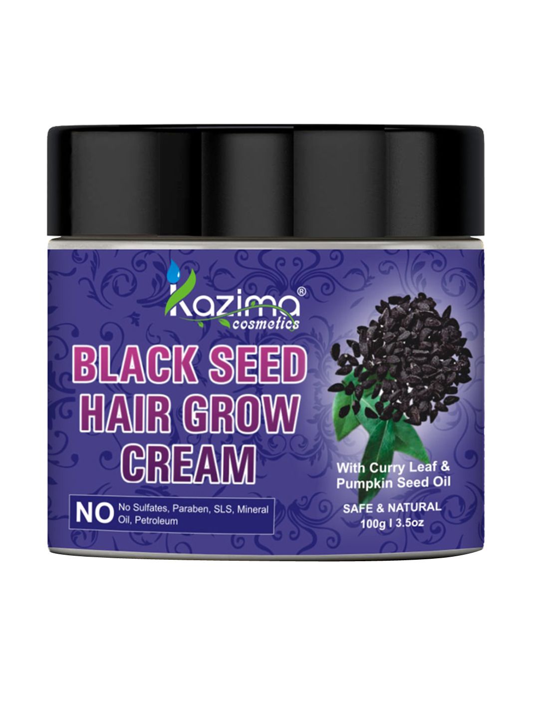 KAZIMA Black Seed Hair Growth Cream -100g Price in India