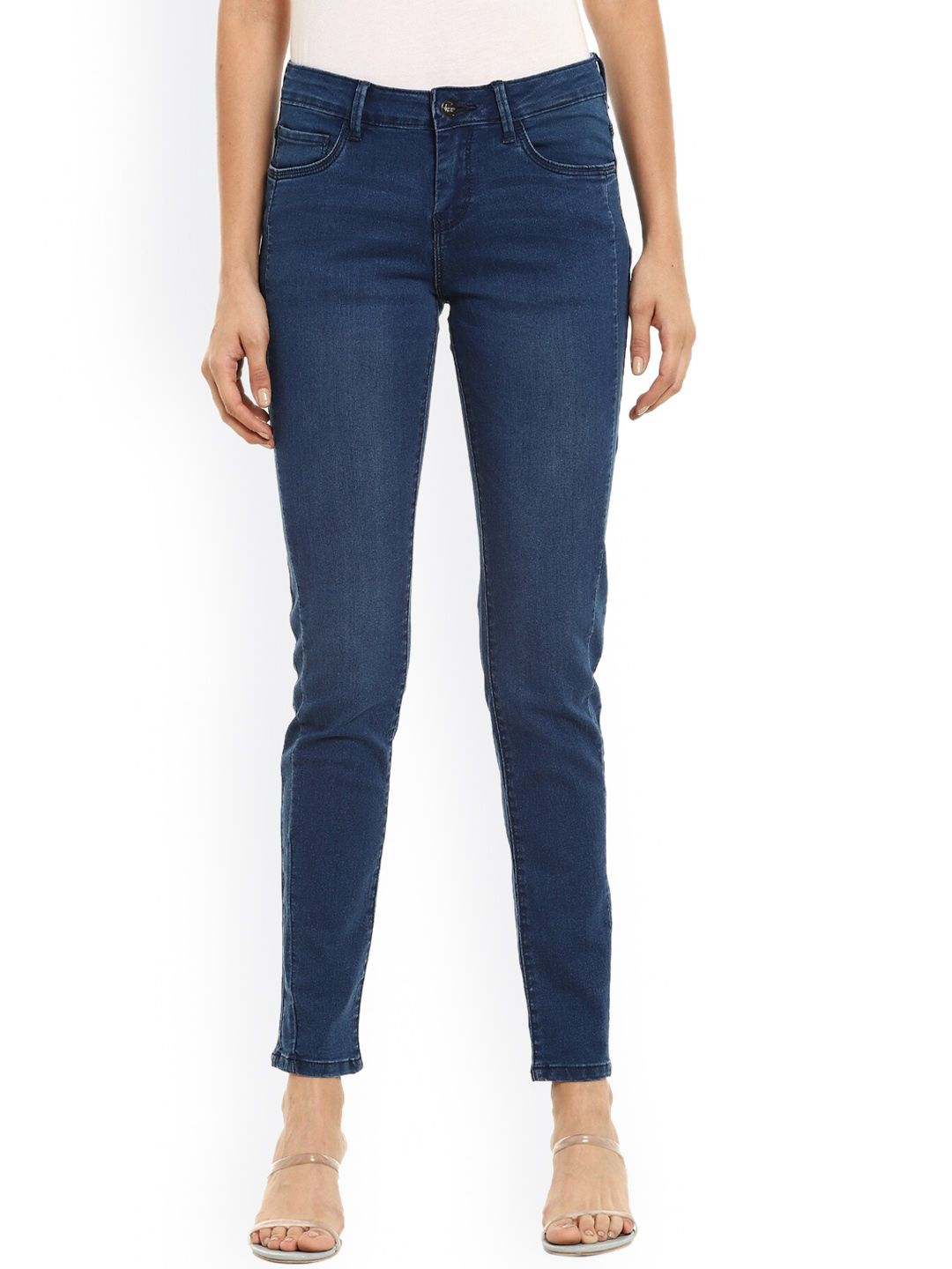 Cherokee Women Blue Mid Rise Stretchable Jeans Price in India