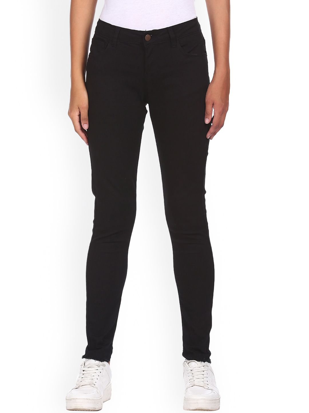 Cherokee Women Black Clean Look Skinny Fit Stretchable Jeans Price in India