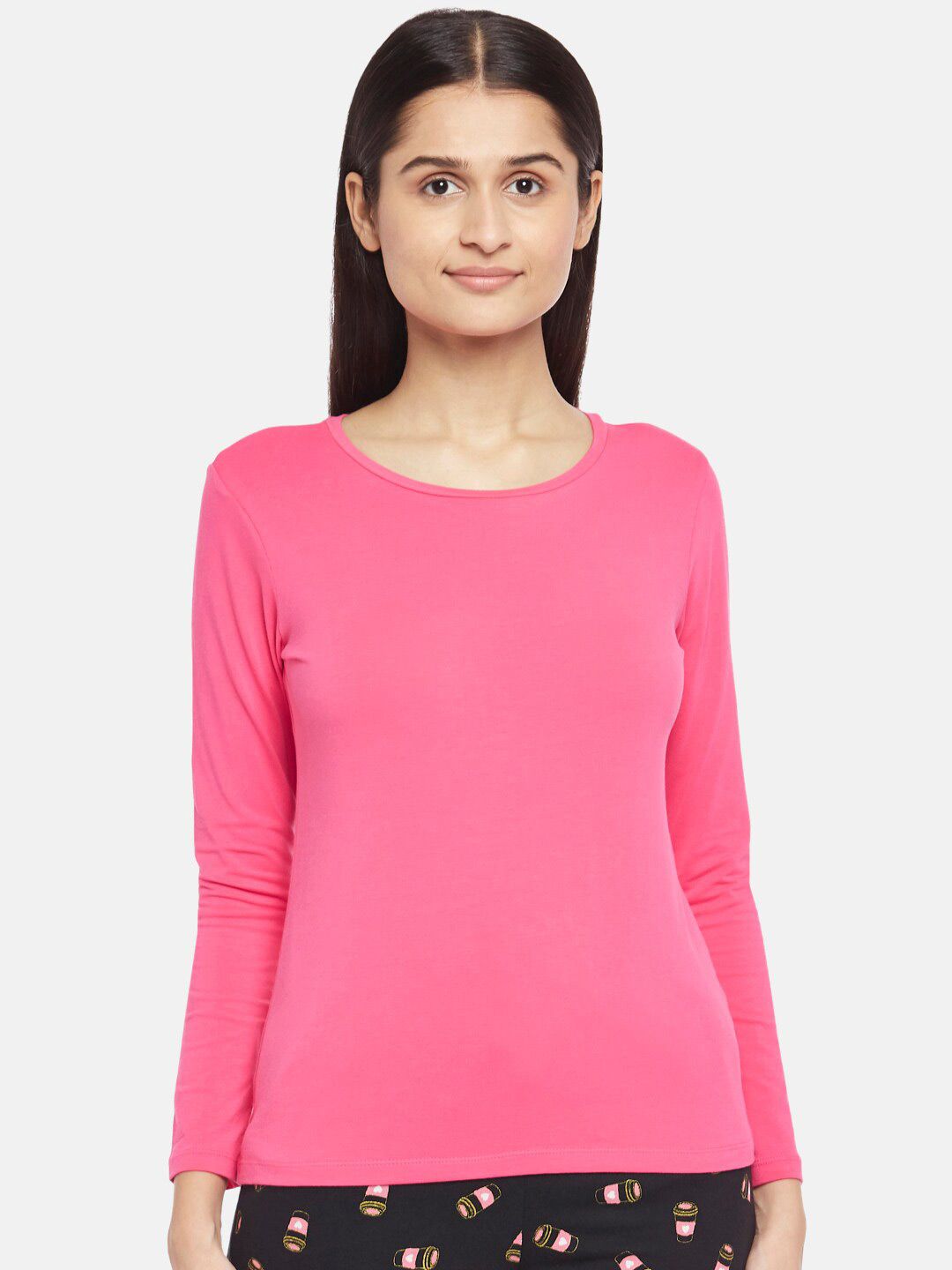 Dreamz by Pantaloons Pink Regular Lounge tshirt Price in India