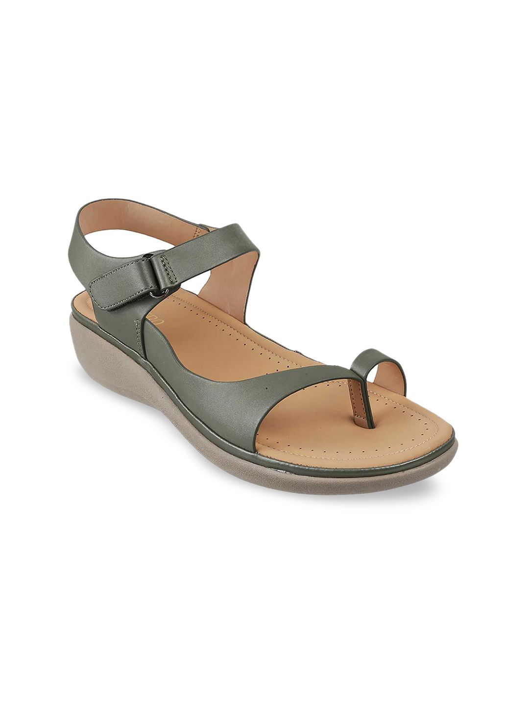 Metro Green & Beige Comfort Sandals Price in India